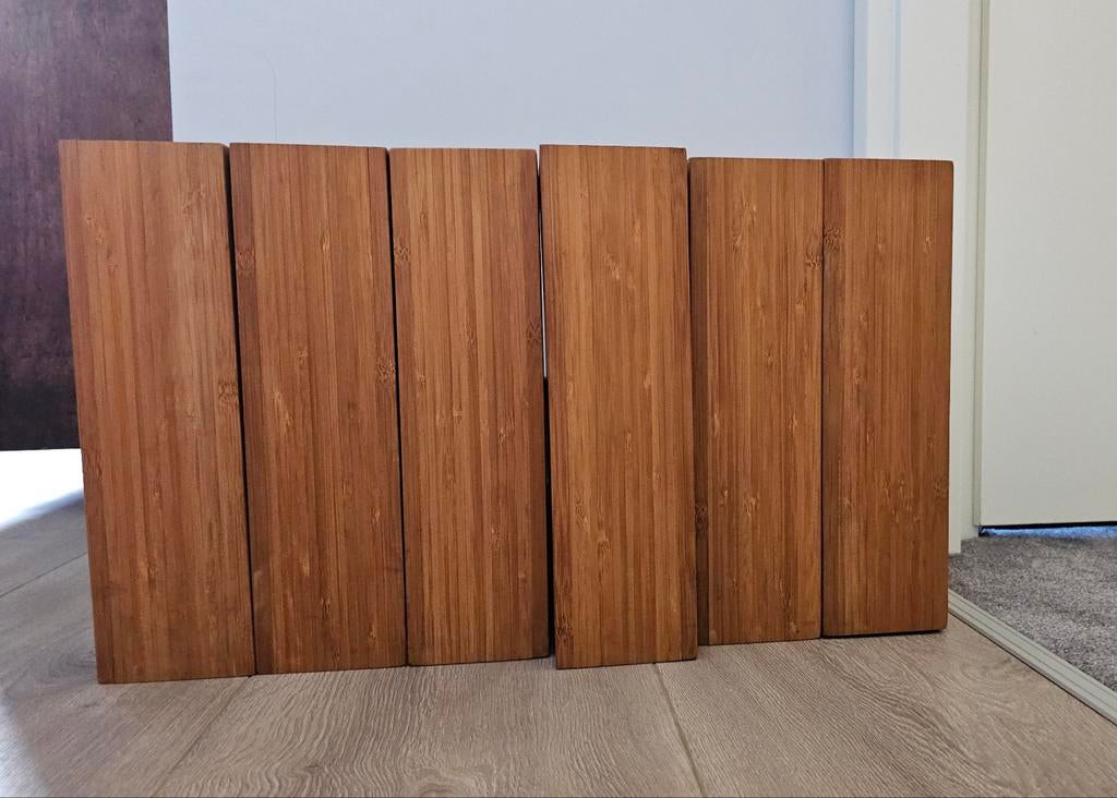 Massief houten tijdschriftcassettes, Ophalen of Verzenden, Zo goed als nieuw