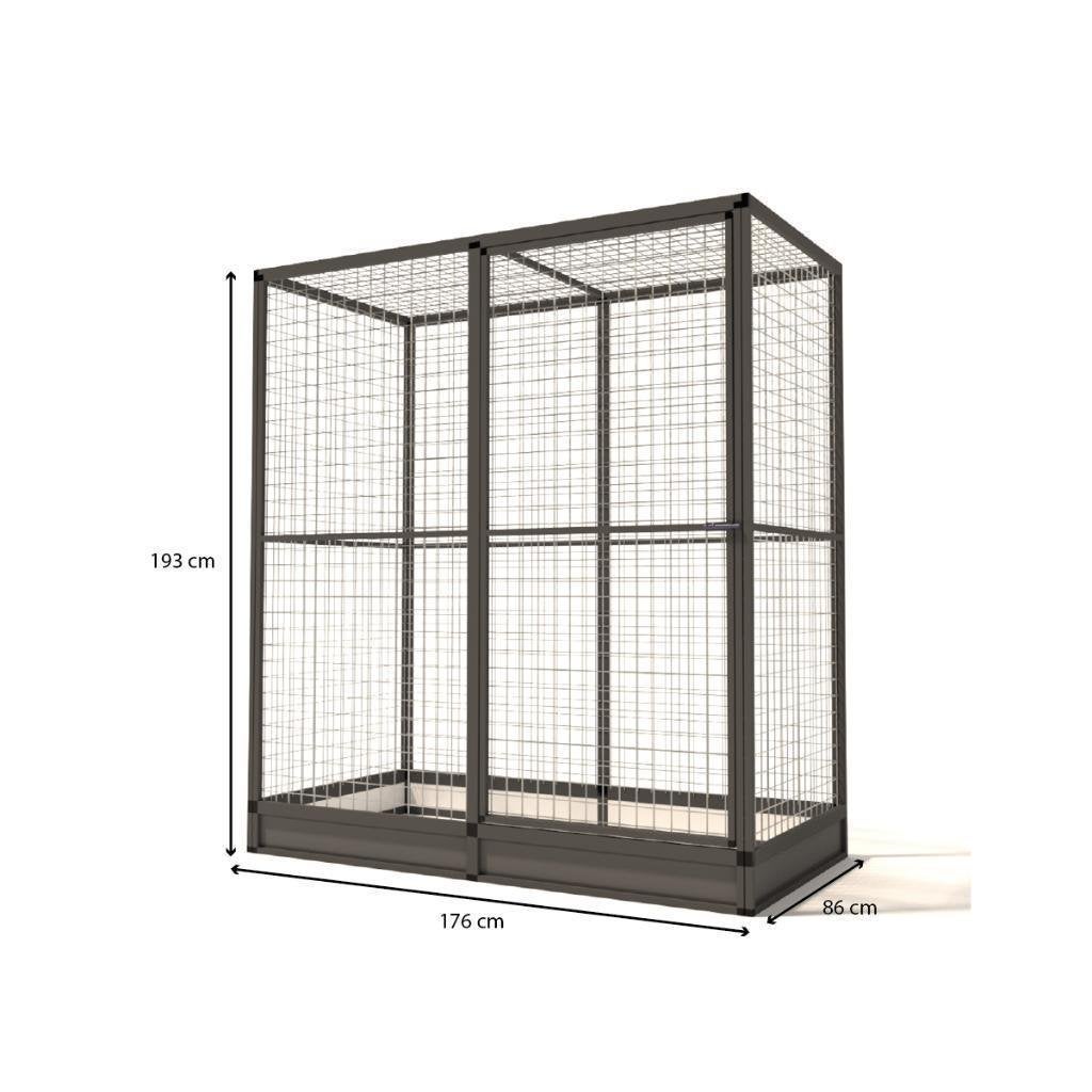 Aluminium kattenren Noa morsrand