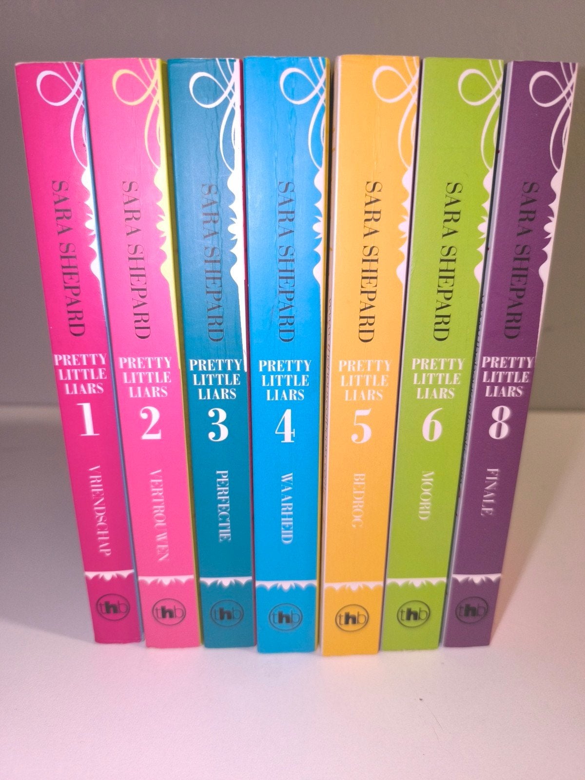 Pretty Little Liars Boekenreeks (Deel 1, 2, 3, 4, 5, 6, 8), Boeken, Ophalen of Verzenden, Gelezen, Sara Shepard