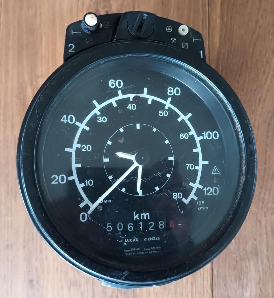 Lucas Kienzle snelheidsmeter oldtimer, Auto-onderdelen, Ophalen of Verzenden, Gebruikt, Oldtimer onderdelen
