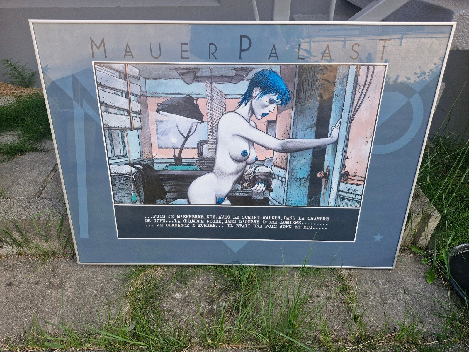 Enki Bilal.   mauer palast.  la femme piege, Ophalen