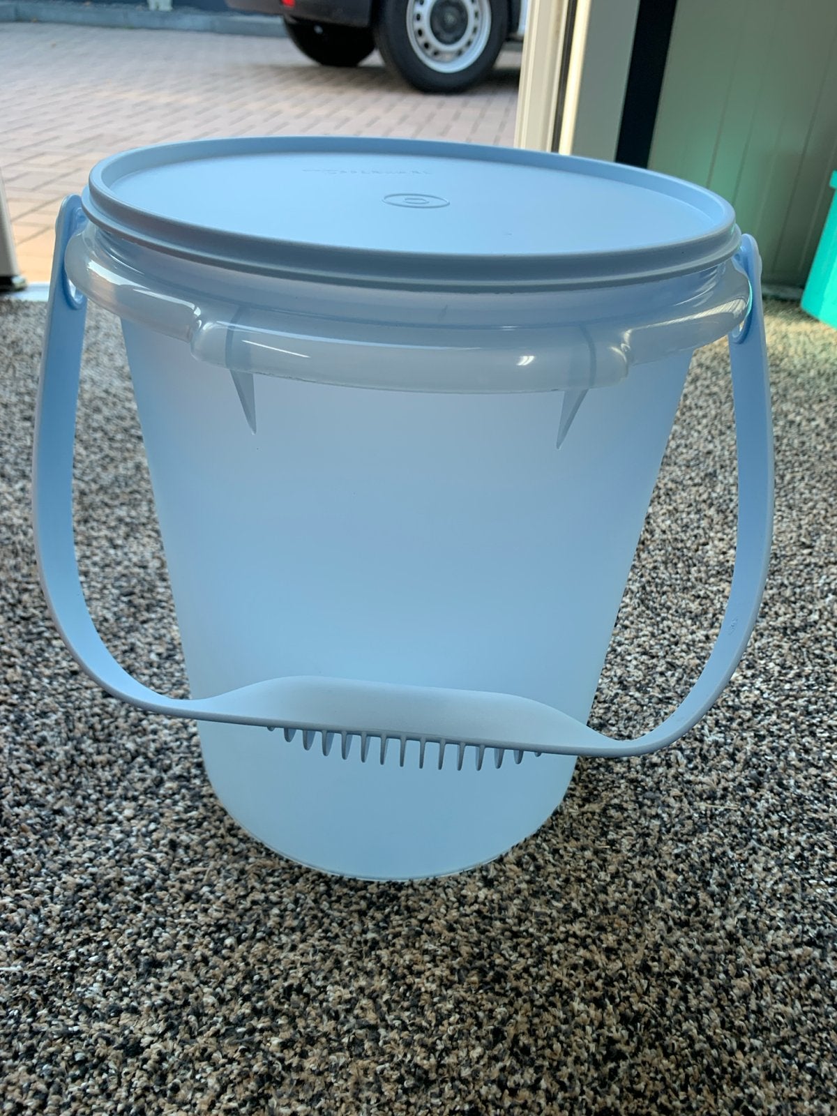 Tupperware Emmer met Deksel en Handvat - Lichtblauw, BPA-vrij, Tupperware, Blauw, Nieuw