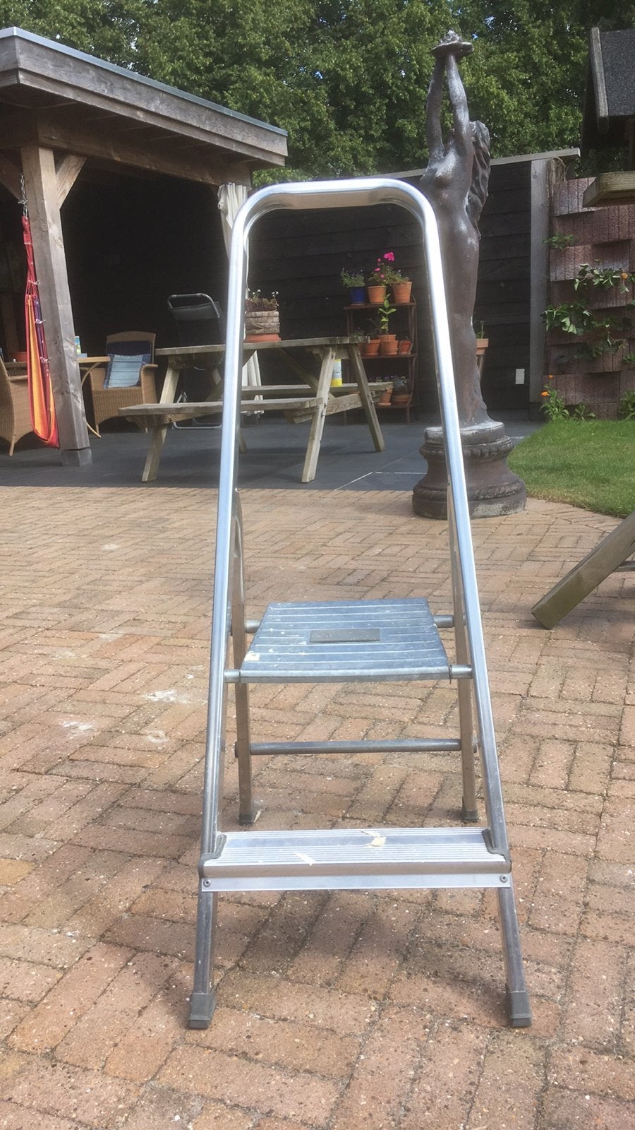 Aluminium trap, Ophalen, Zo goed als nieuw, Trap, Minder dan 2 meter
