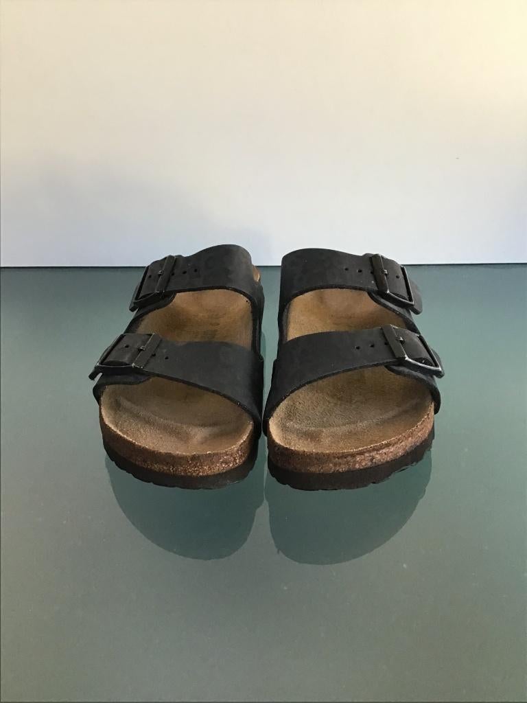 Birkenstock 36 | Arizona zwarte slippers | Gratis verzenden, Kleding | Dames, Slippers, Verzenden, Zwart, Zo goed als nieuw