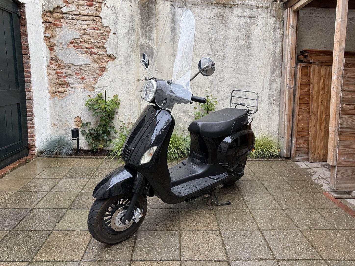 Turbho retro scooter 2019 – blauw kenteken – 8.035 km, Ophalen, Piaggio, Gebruikt, Benzine
