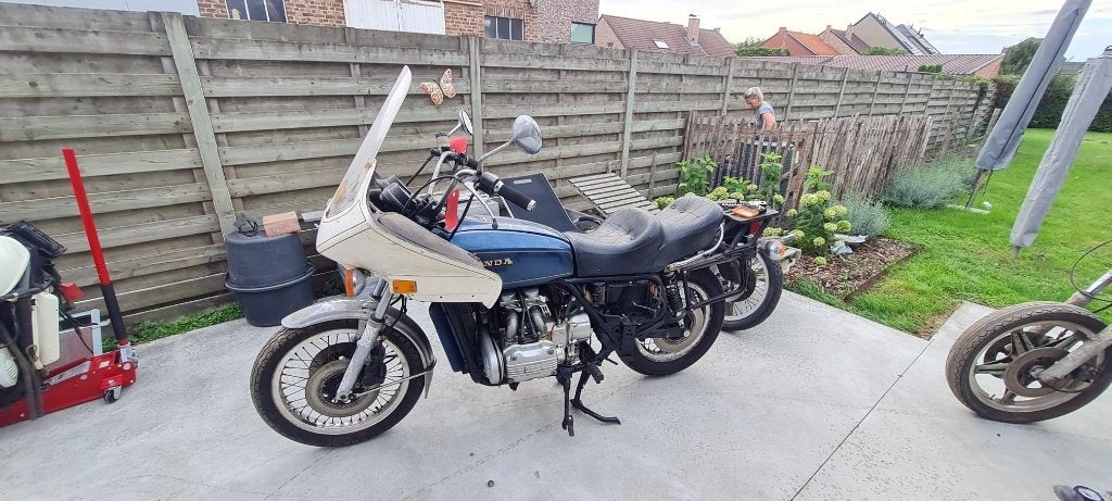 Windjammer 3, Giuliari zadel, Krauser koffers, Honda GL1000, Ophalen, Gebruikt