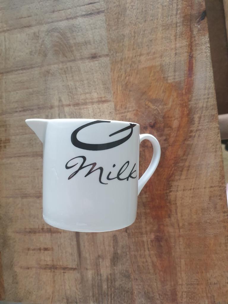 Riviera Maison Melkkannetje, Huis en Inrichting, Keuken | Servies, Ophalen of Verzenden, Zo goed als nieuw, Overige stijlen, Kop(pen) en/of Schotel(s)
