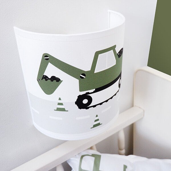 Wandlamp Kinderlamp Lamp Graafmachine Groen ANNIdesign, Info@annidesign.nl, Nieuw, Ophalen of Verzenden, Hans Andreussingel 15 2652 GA Berkel en Rodenrijs