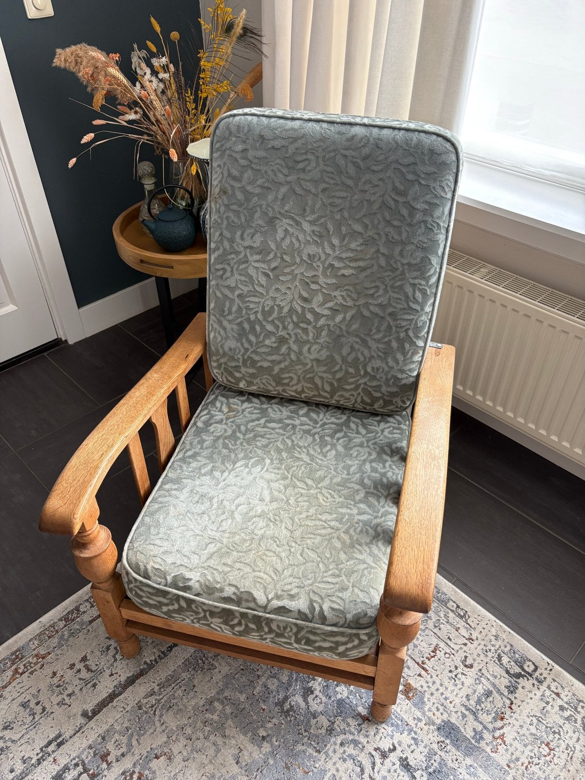 Vintage rookstoel, Ophalen
