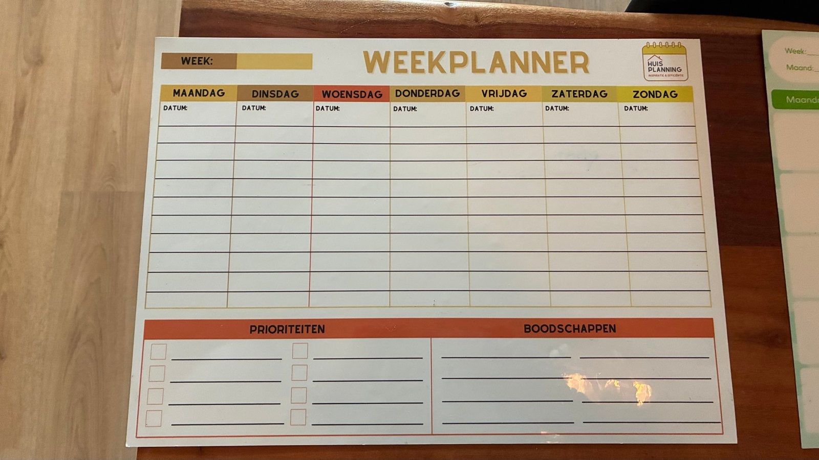 Brute Strength magnetische weekplanner en maandplanner kids, Diversen, Ophalen, Zo goed als nieuw