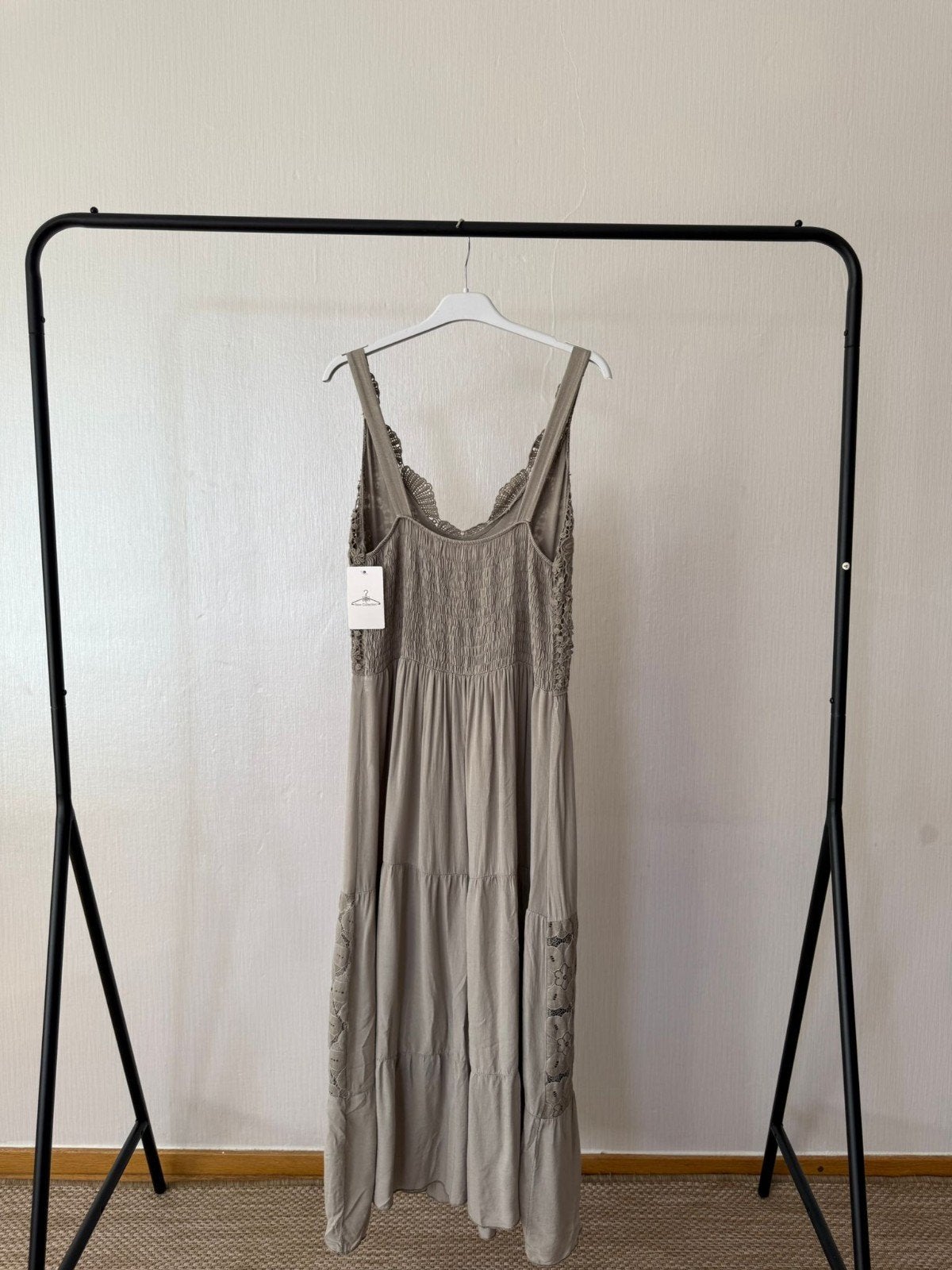 Maxi jurk met kant en spaghettibandjes, Kleding | Dames, Jurken, Maat 38/40 (M), Nieuw, Ophalen of Verzenden, Onbekend