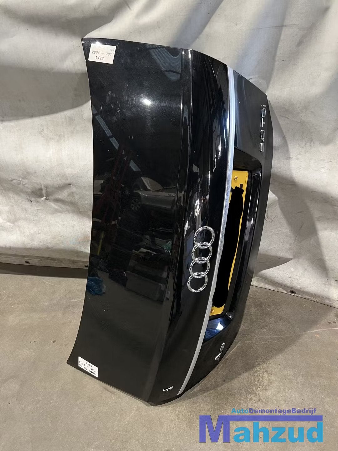 AUDI A6 C6 SEDAN zwart L49B achterklep 2004-2011, Gebruikt, Deur, AUDI AG, Auto-Union-Strasse 1
85045  Ingolstadt, DE