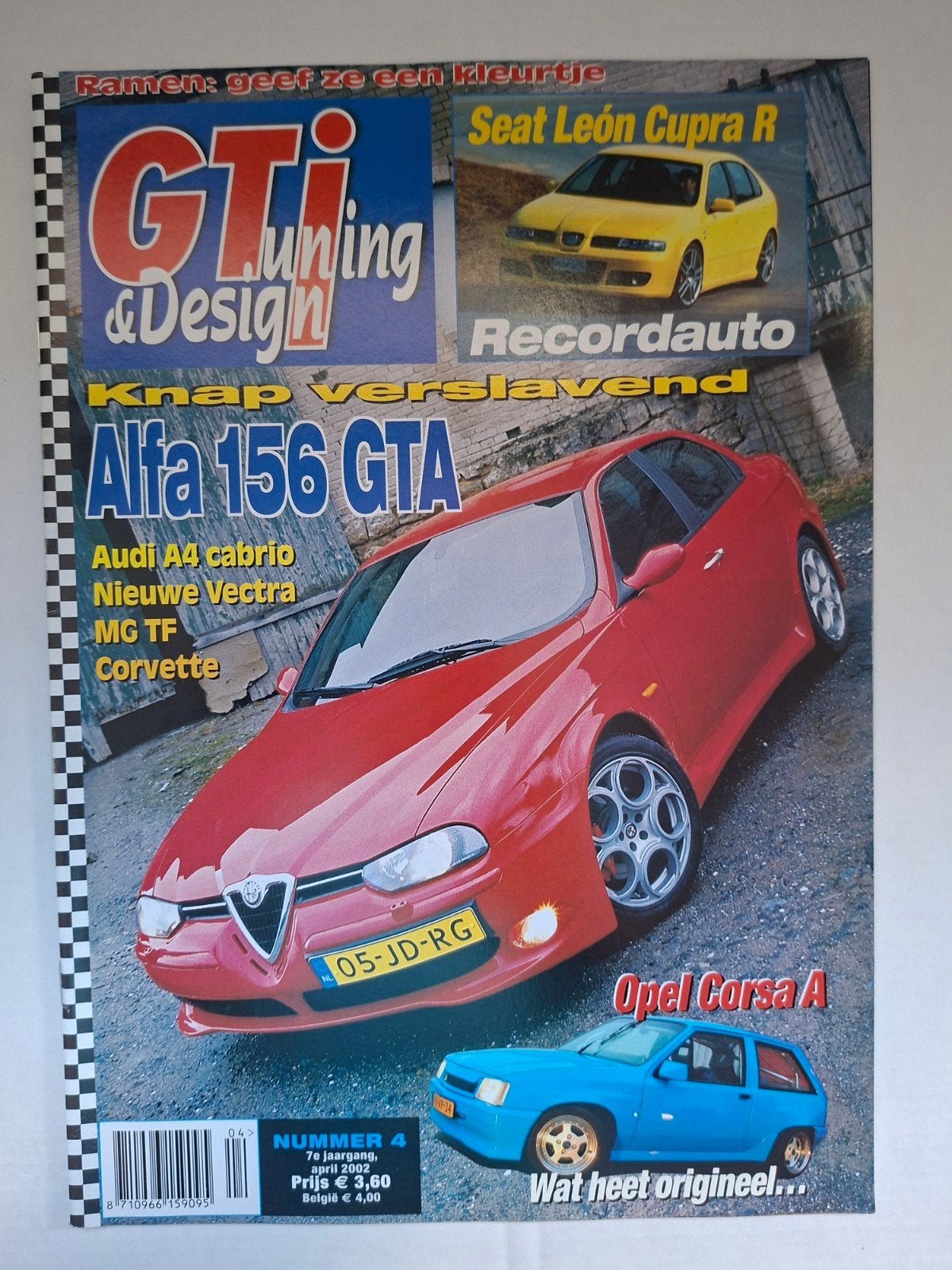 GTI Tuning & Design Magazine - Alfa 156 GTA (April 2002), Ophalen of Verzenden, Zo goed als nieuw
