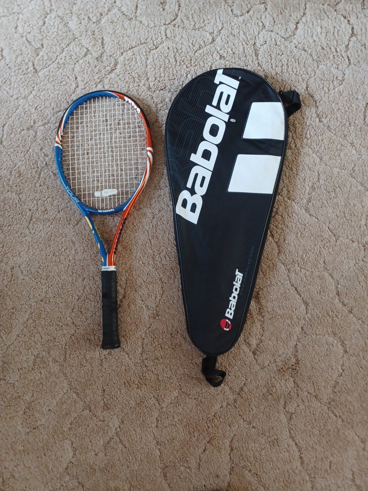 te koop tennisracket heren met hoes, Ophalen of Verzenden, Racket, Overige merken