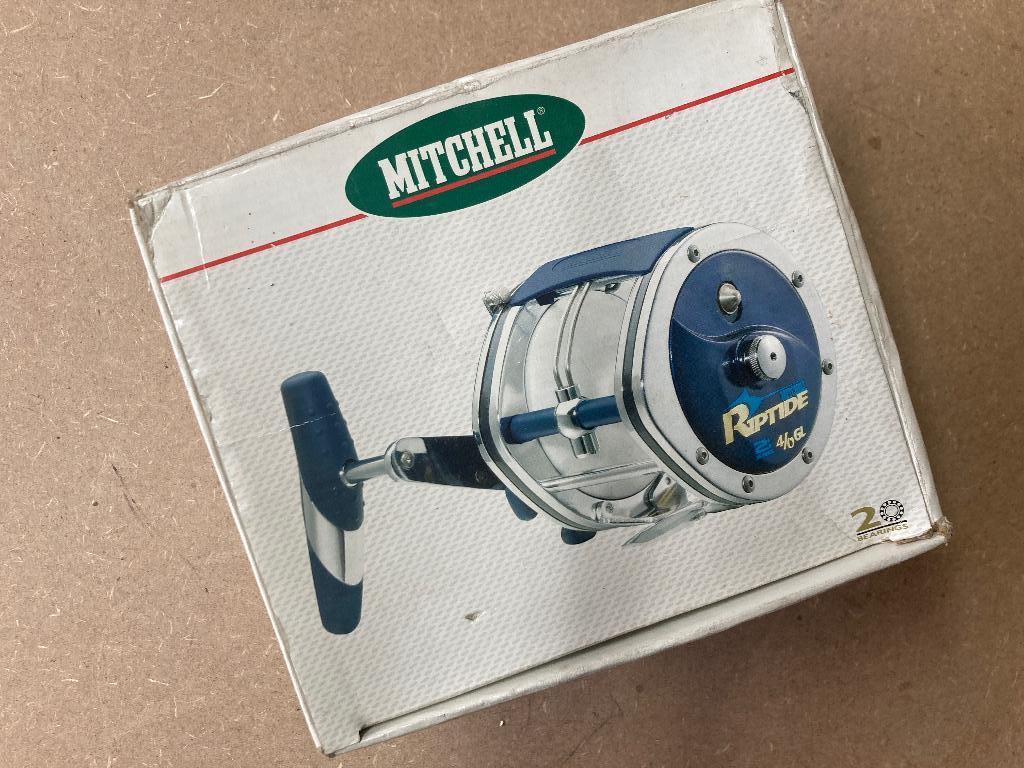 Mitchell Riptide 4/0 GL Reel (NIEUW), Watersport en Boten, Ophalen of Verzenden, Nieuw, Molen
