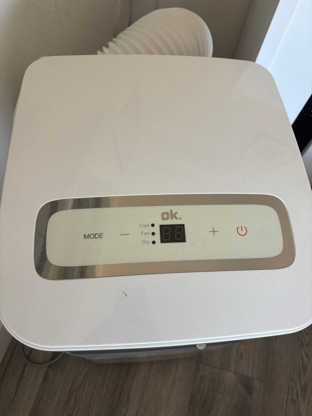 OK. Mobiele Airco - Koelen, Ventileren, Ontvochtigen, Witgoed en Apparatuur, Airco's, Ophalen, Gebruikt, Minder dan 60 m³, Timer