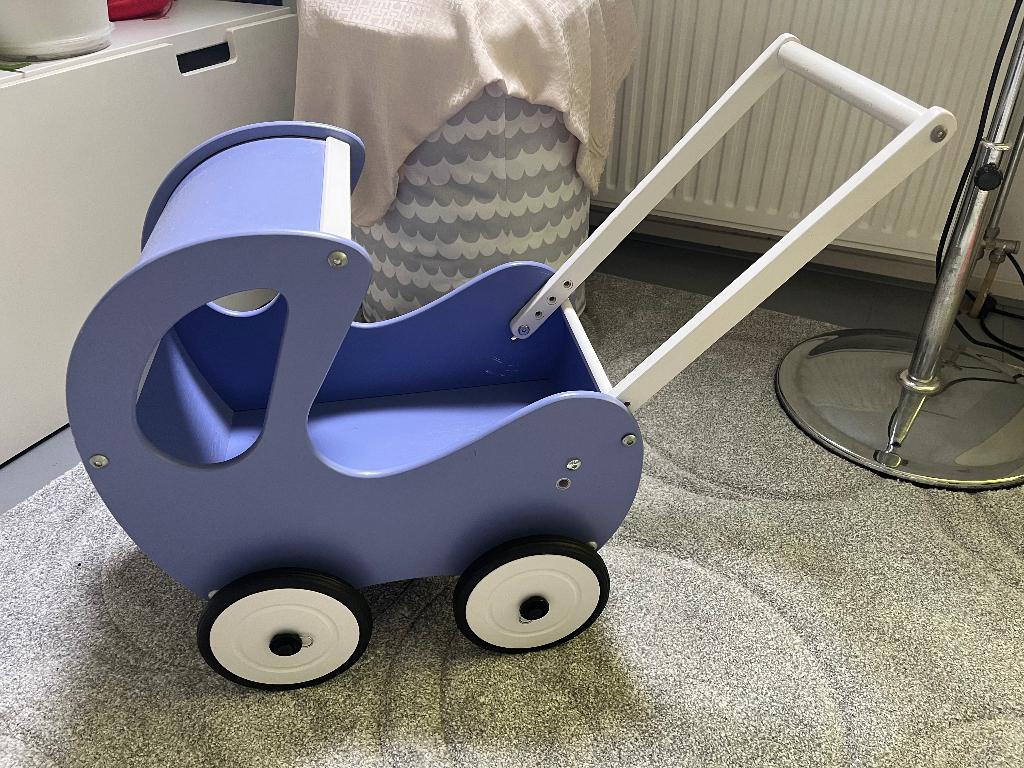 Speelgoed houten kinderwagen, Ophalen, Zo goed als nieuw, Overige typen