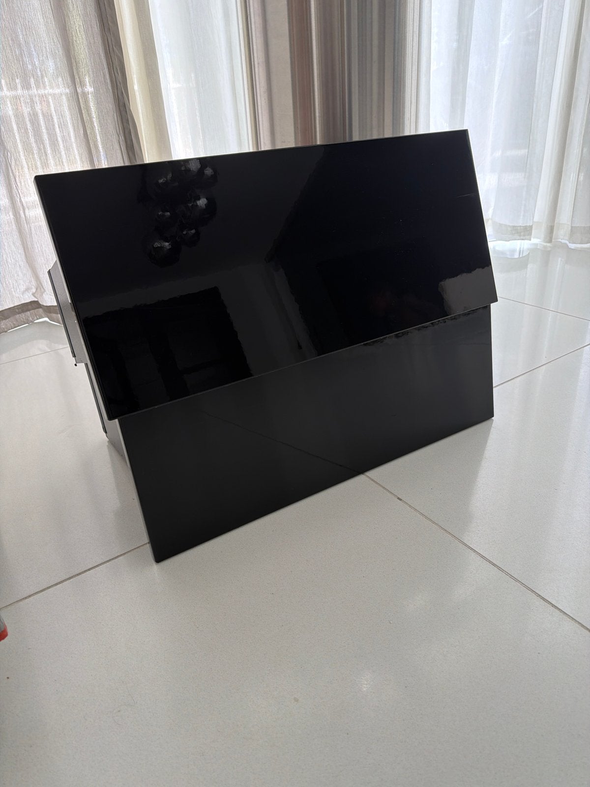 IKEA SELSVIKEN lade + ladefront  hoogglans zwart 25x59,5 cm, Ophalen, Kunststof, 50 tot 100 cm, Zo goed als nieuw