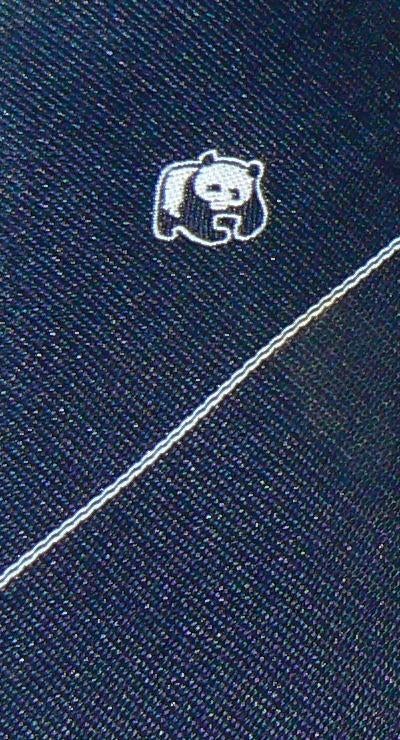 WNF Wereld Natuur Fonds stropdas Panda blauw witte strepen, Ophalen of Verzenden, Nieuw, Gebruiksvoorwerp