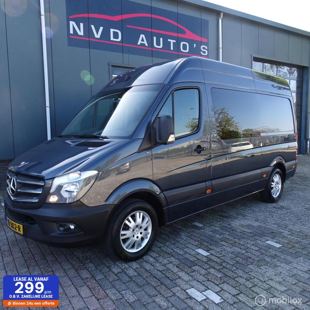 Mercedes Sprinter bestel 313 2.2 CDI DUBBEL CABINE, Auto's, Bestelauto's, Bedrijf, Te koop, ABS, Achteruitrijcamera, Airconditioning