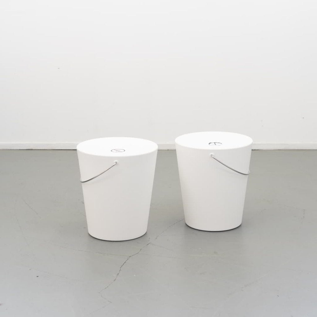 Moving Stool Kruk Wit Kunststof, Niet ingevuld, Nieuw, Niet ingevuld, Niet ingevuld