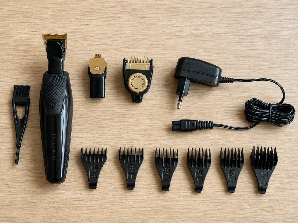 Remington MB7000 T-Series baardtrimmer complete set, Ophalen of Verzenden, Gebruikt, Scheren en Epileren