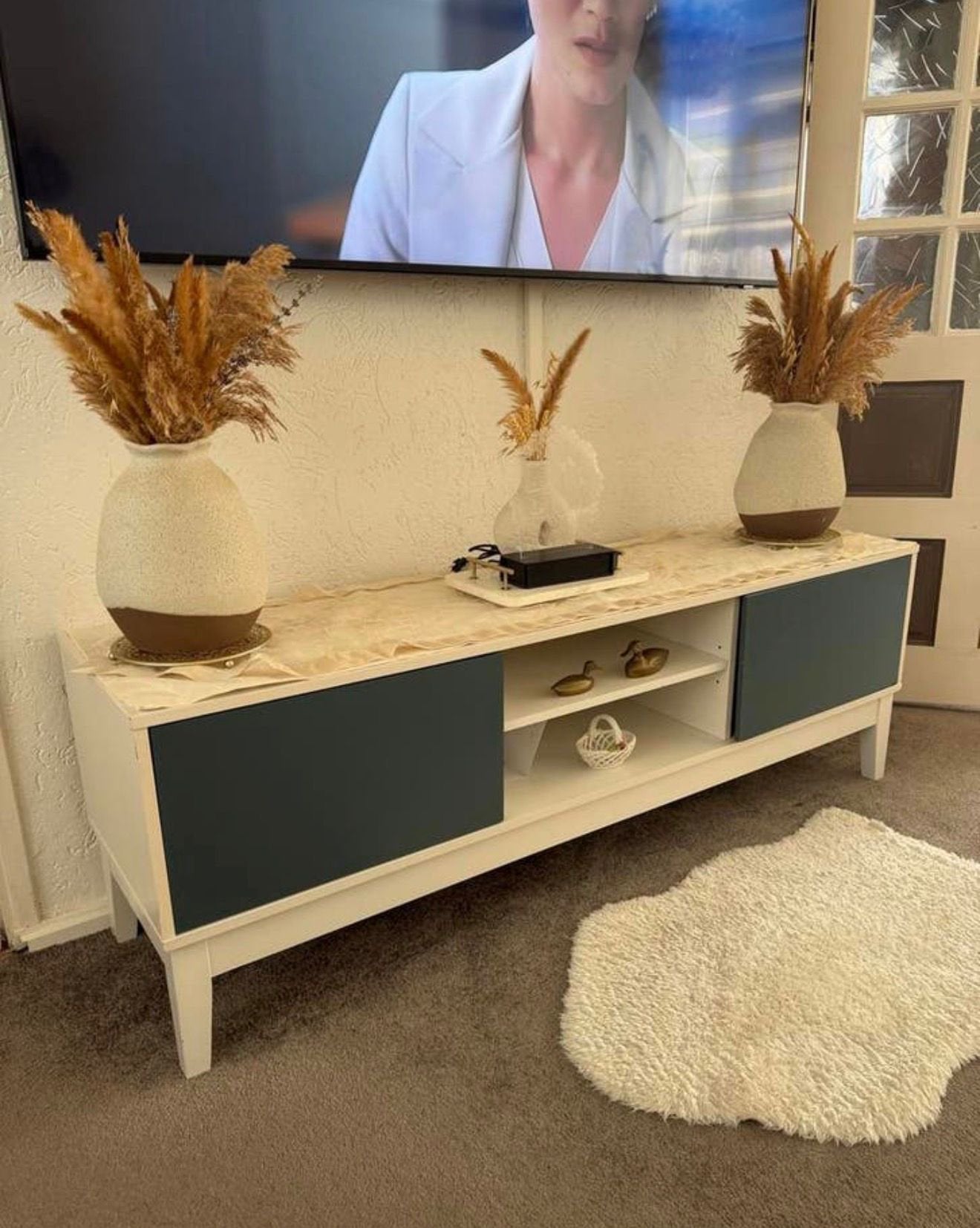TV meubel, Ophalen, Zo goed als nieuw, 25 tot 50 cm, Minder dan 100 cm