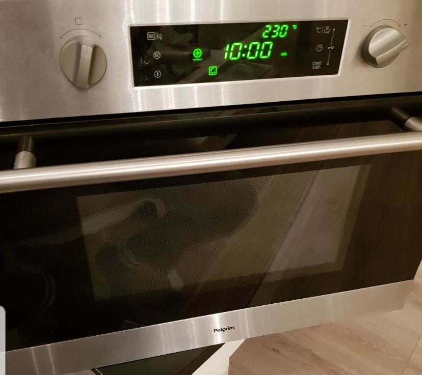 Pelgrim combi magnetron en oven, Witgoed en Apparatuur, Magnetrons, Zo goed als nieuw, Inbouw, Oven, Draaiplateau, Ophalen