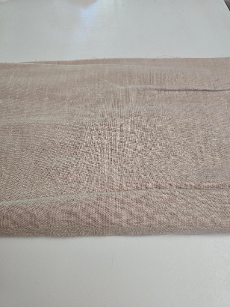 linnen creme (111), 120 cm of meer, Beige, Nieuw, Ophalen of Verzenden