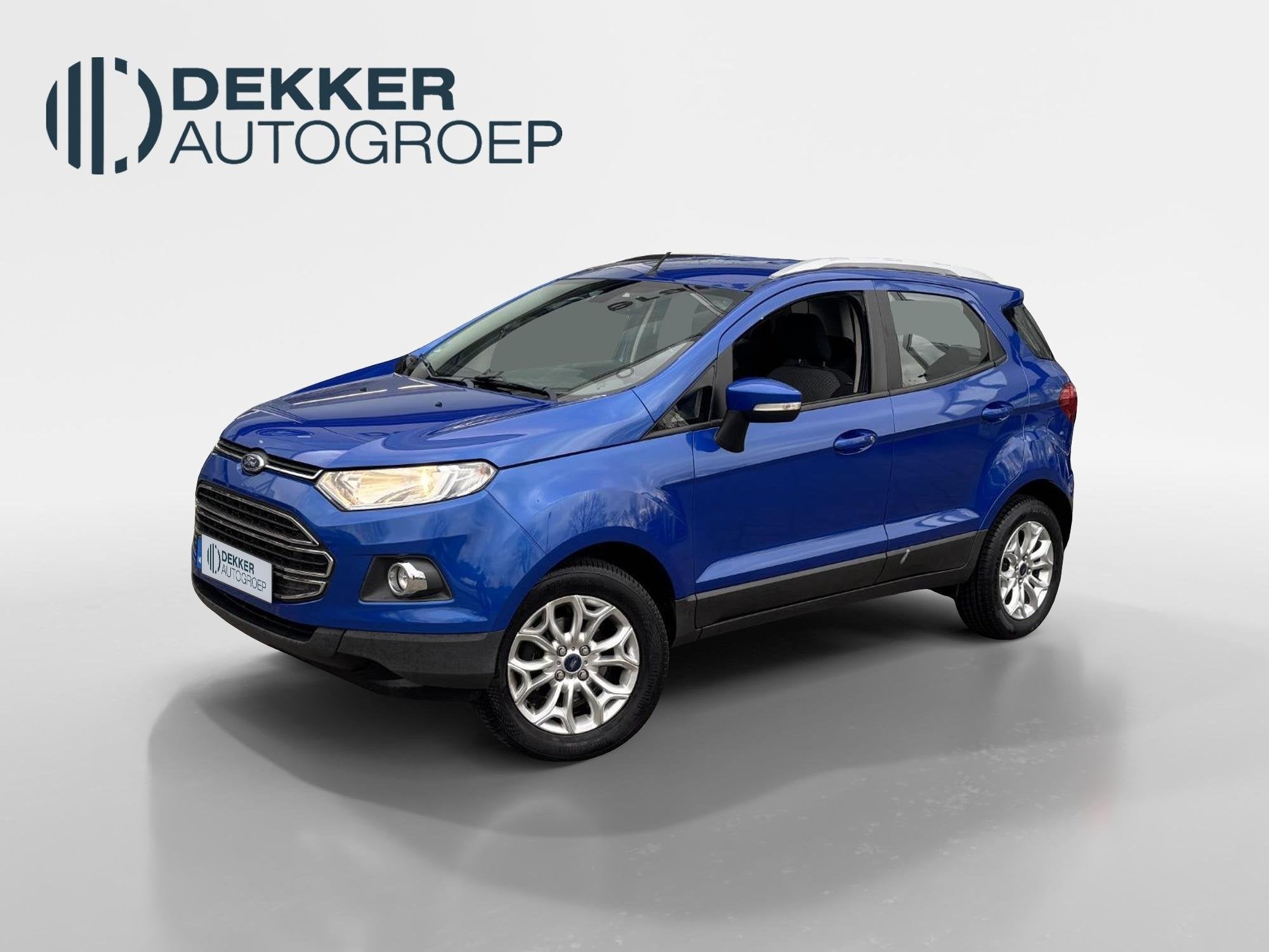 Ford EcoSport 1.0 EcoBoost Titanium, Auto's, Gebruikt, Ecosport, Blauw, Bedrijf