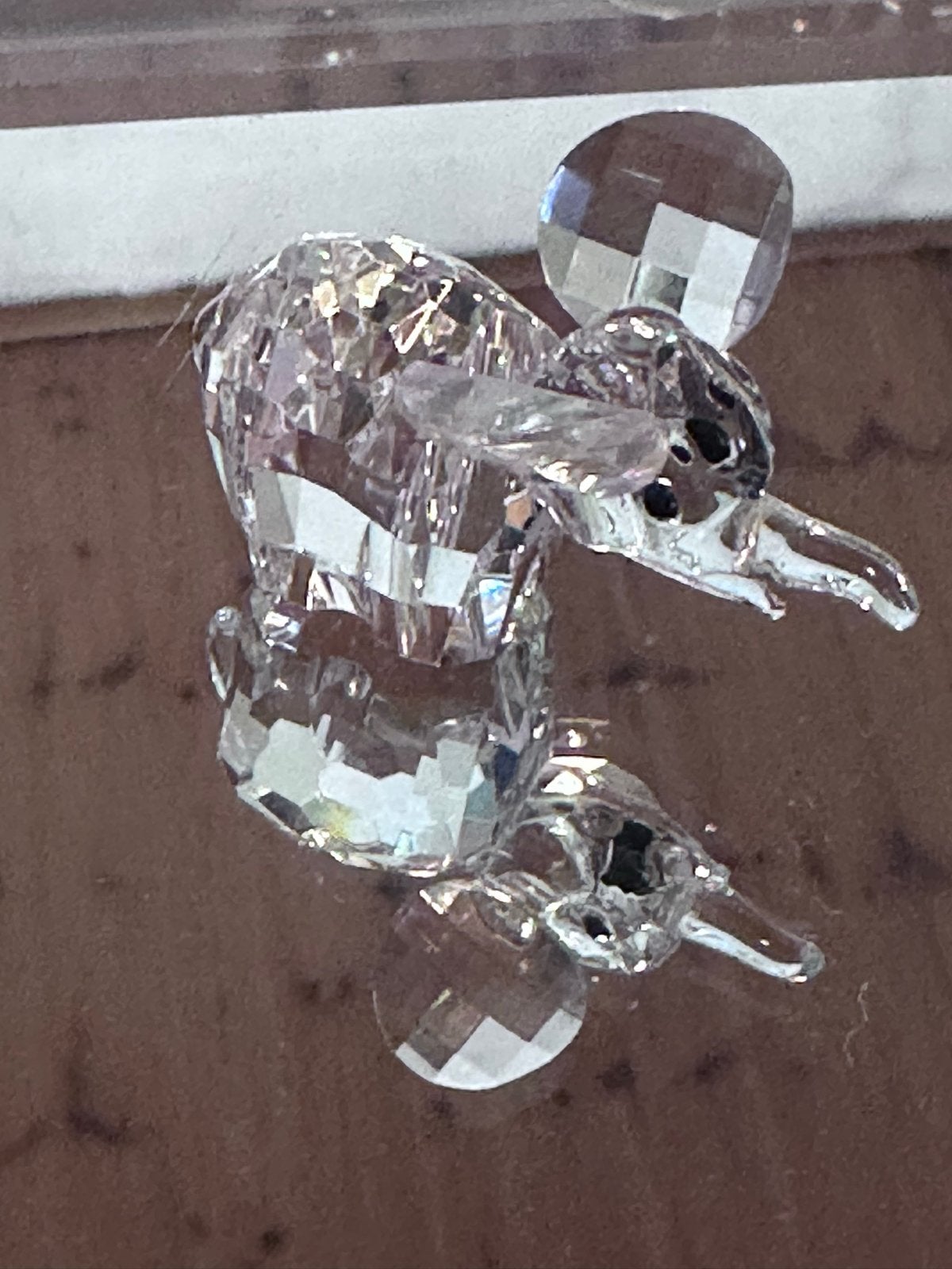 Swarovski olifant kristal - klein en gedetailleerd, Ophalen of Verzenden, Zo goed als nieuw, Figuurtje