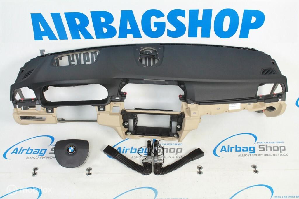 Airbag set - Dashboard zwart beige head up + speaker BMW F10, Gebruikt, Ophalen of Verzenden