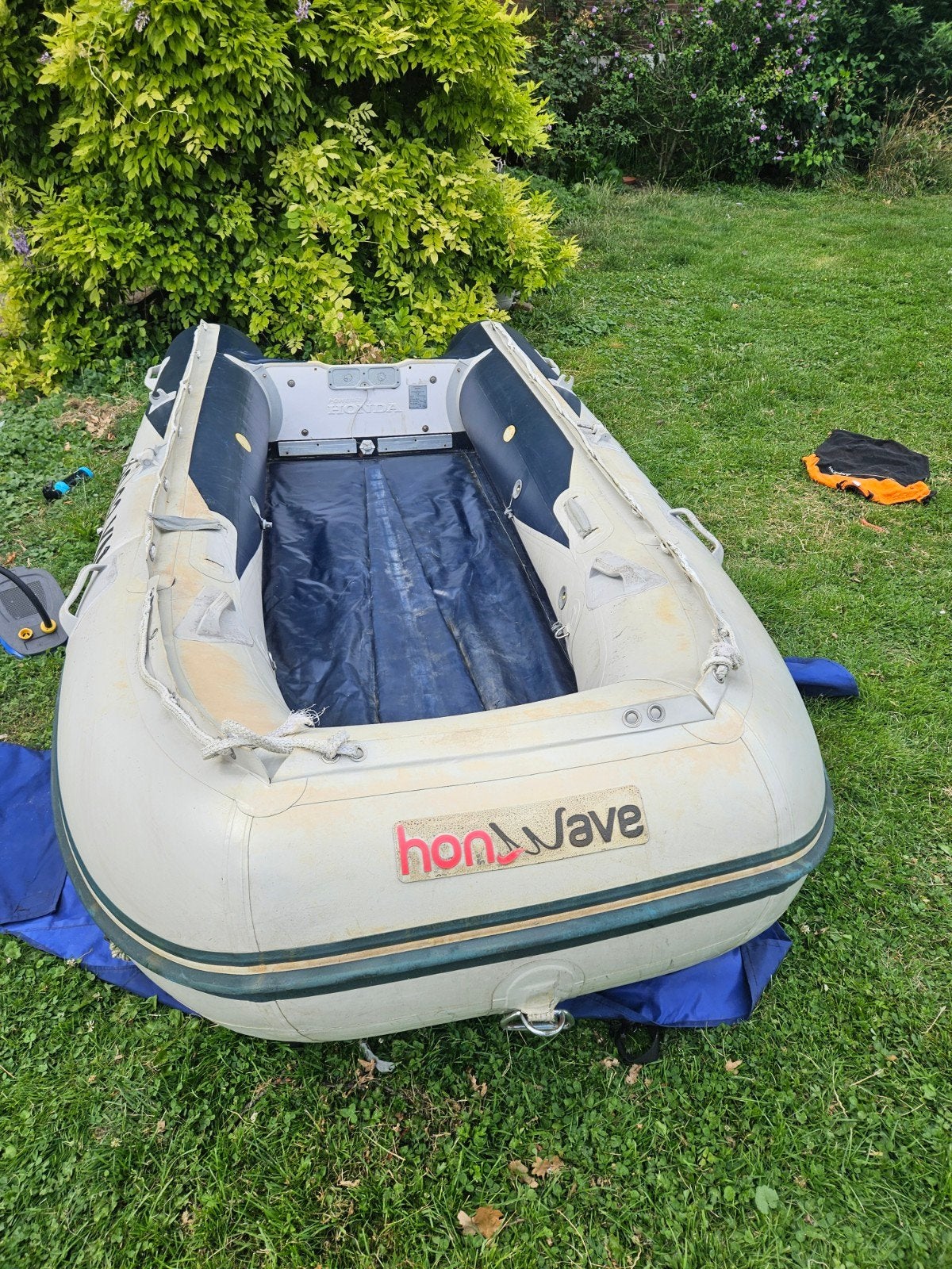 Honda Honwave T35 rubberboot compleet, Overige merken, Aluminium, Gebruikt, Ophalen of Verzenden