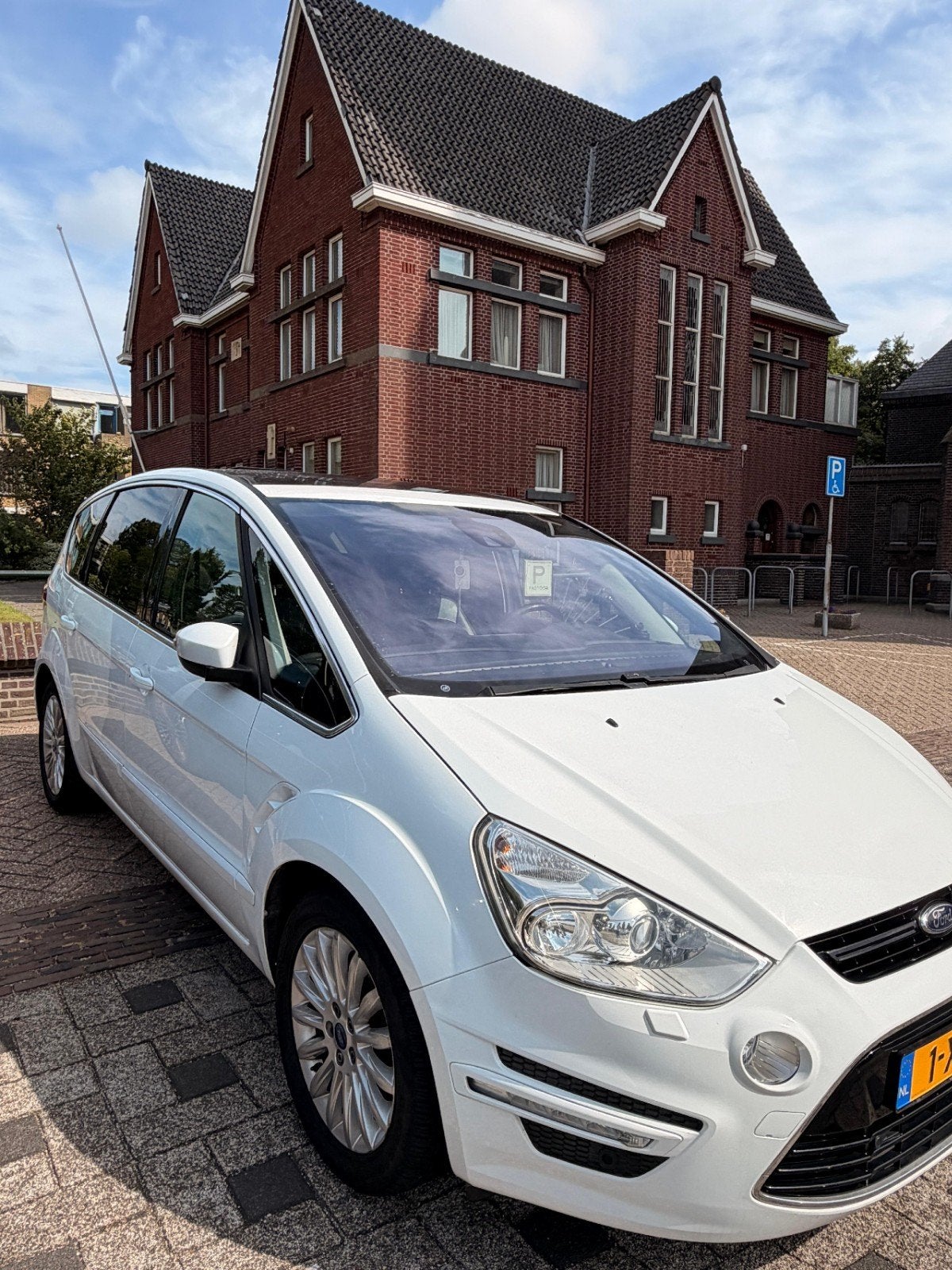 Ford S-Max 1.6 Scti Ecoboost 2014 Wit, Auto's, Voorwielaandrijving, 4 cilinders, 160 pk, 7 stoelen