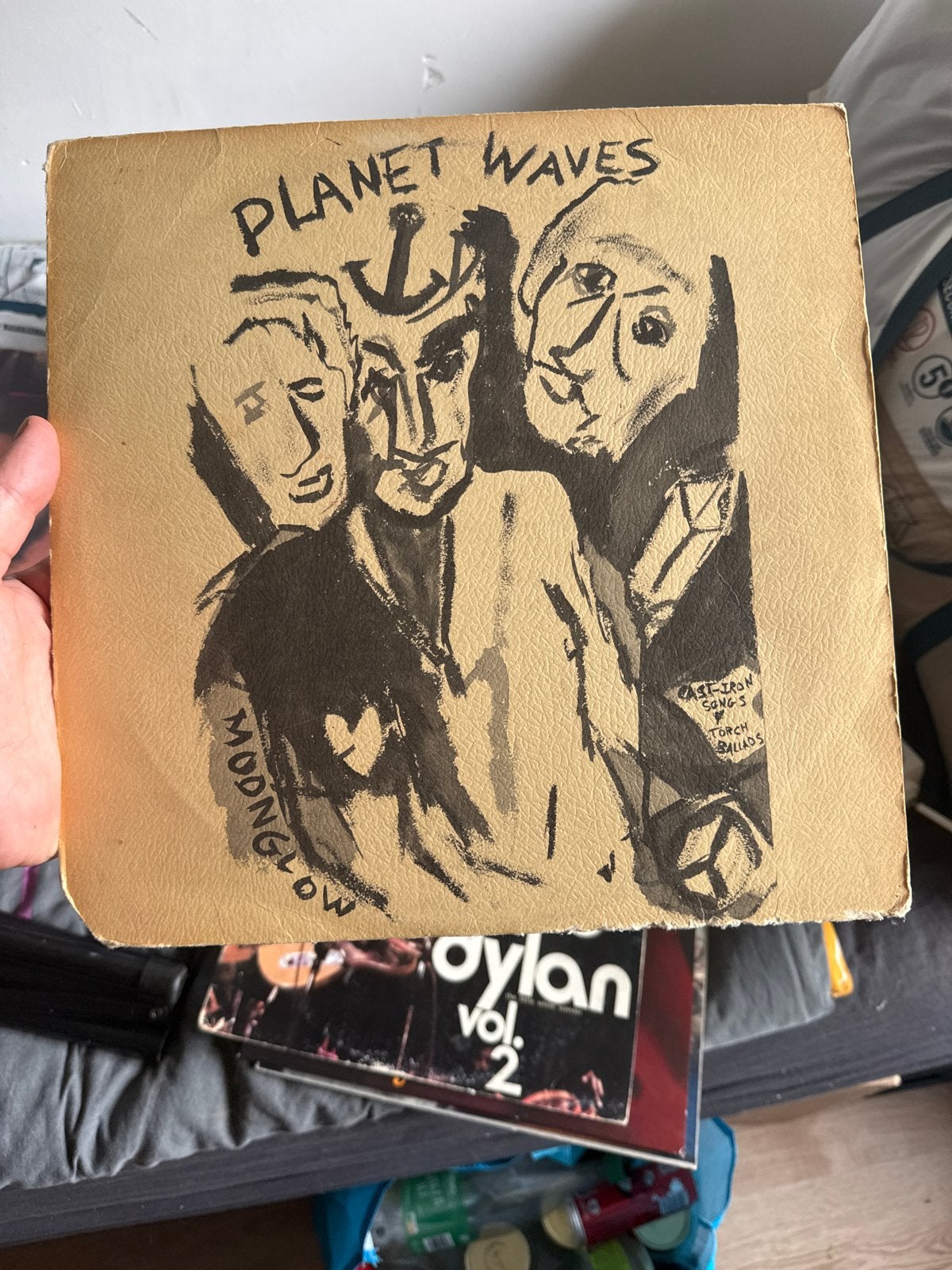 Bob Dylan - Planet Waves LP (1974), LP, Gebruikt, Ophalen of Verzenden, Folk