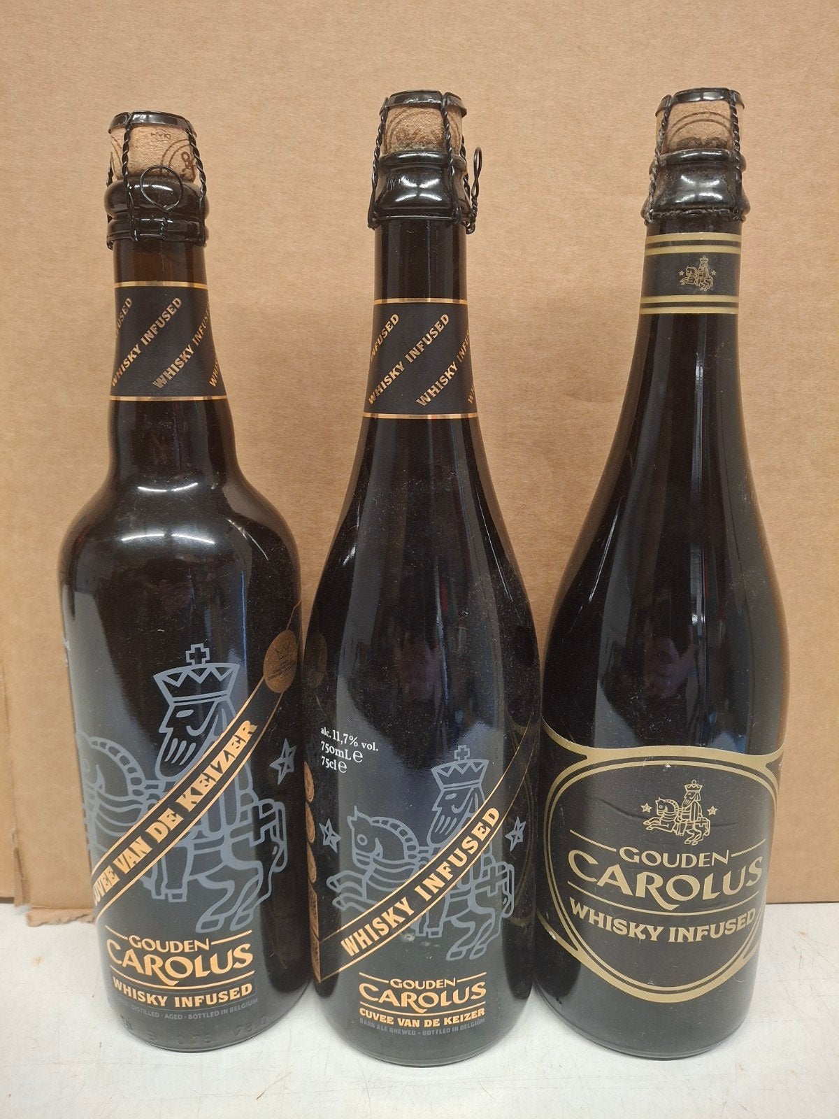 Gouden Carolus Cuvee v/d Keizer Whisky Infused2019-2021-2022, Ophalen of Verzenden, Nieuw, Flesje(s), Overige merken