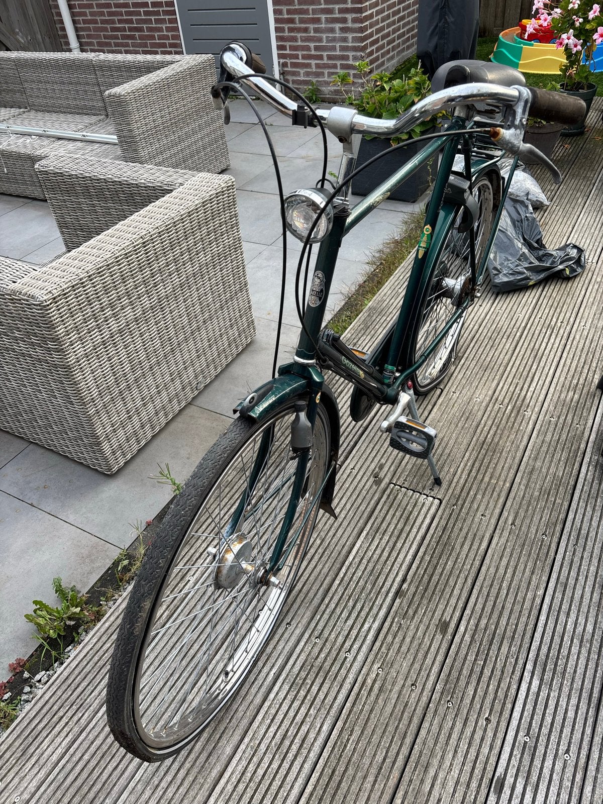 Degelijke gazelle primeur fiets - Groen - opknapper, Fietsen en Brommers, Fietsen | Dames | Damesfietsen, Versnellingen, Ophalen of Verzenden