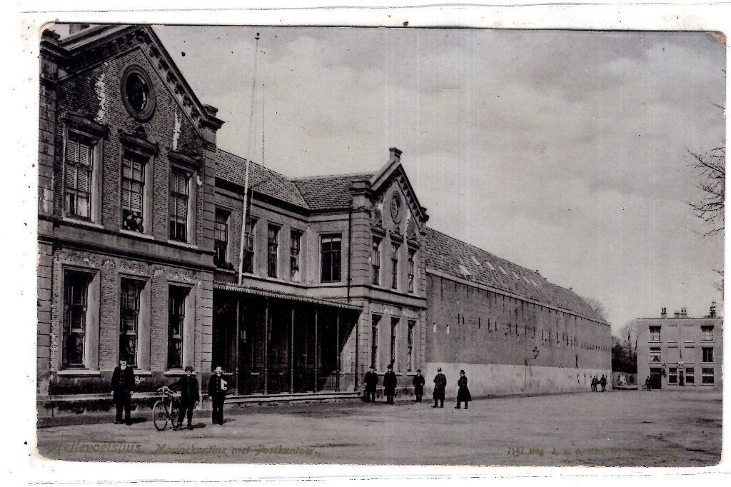 Hellevoetsluis  Militair Kazerne en  Postkantoor, Ophalen of Verzenden, Voor 1920, Ongelopen, Noord-Brabant