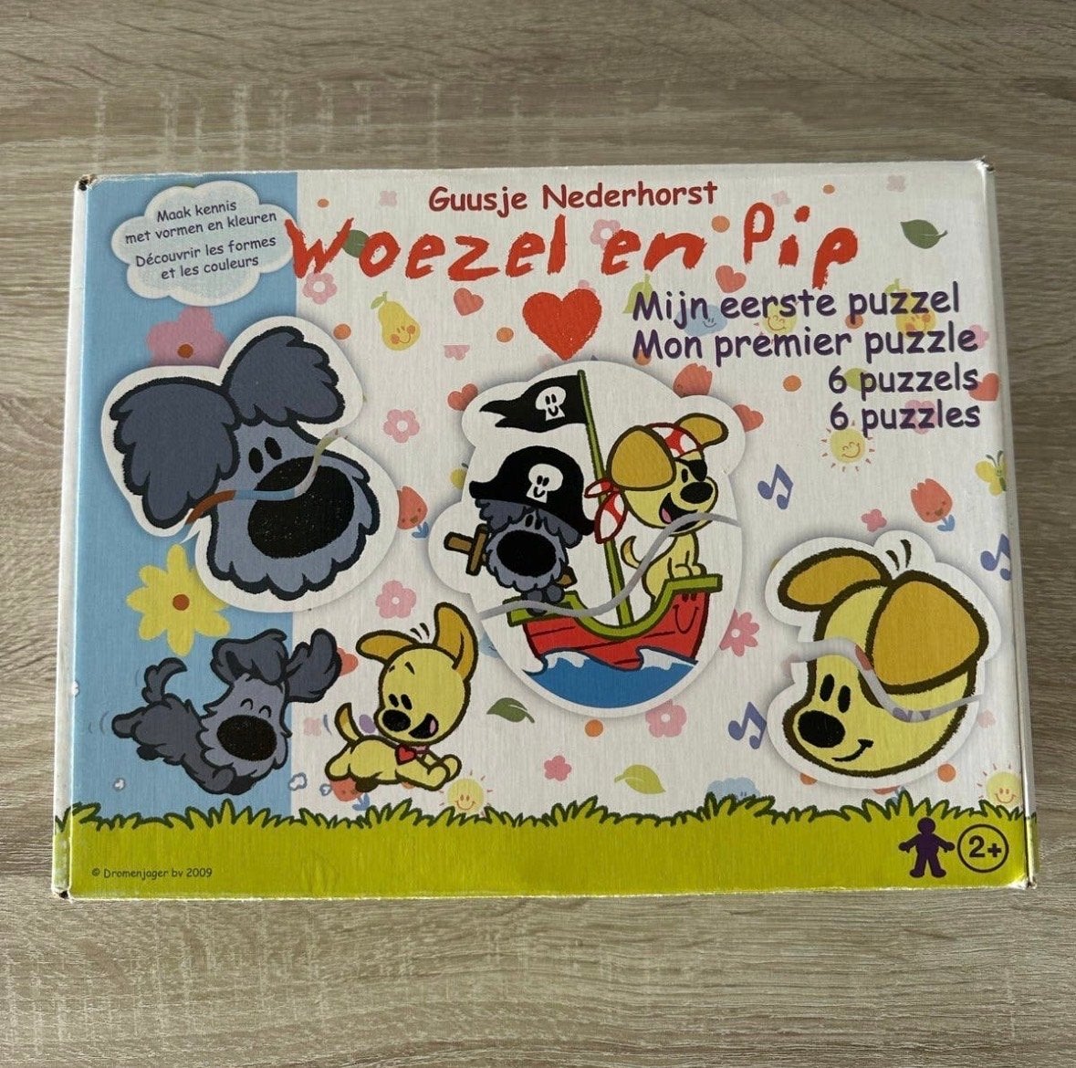 Woezel en Pip Mijn eerste puzzel (6 puzzels), Ophalen of Verzenden, Minder dan 10 stukjes, Gebruikt, 2 tot 4 jaar