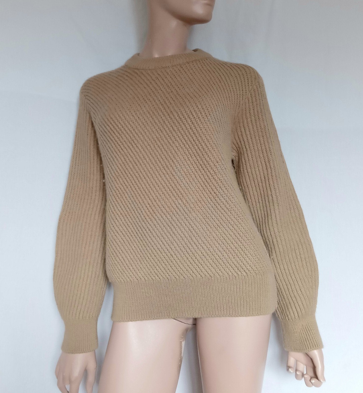 CLOSED Trui , Maat M , ALPACA , WOL, Ophalen of Verzenden, Zo goed als nieuw, Maat 38/40 (M), Beige