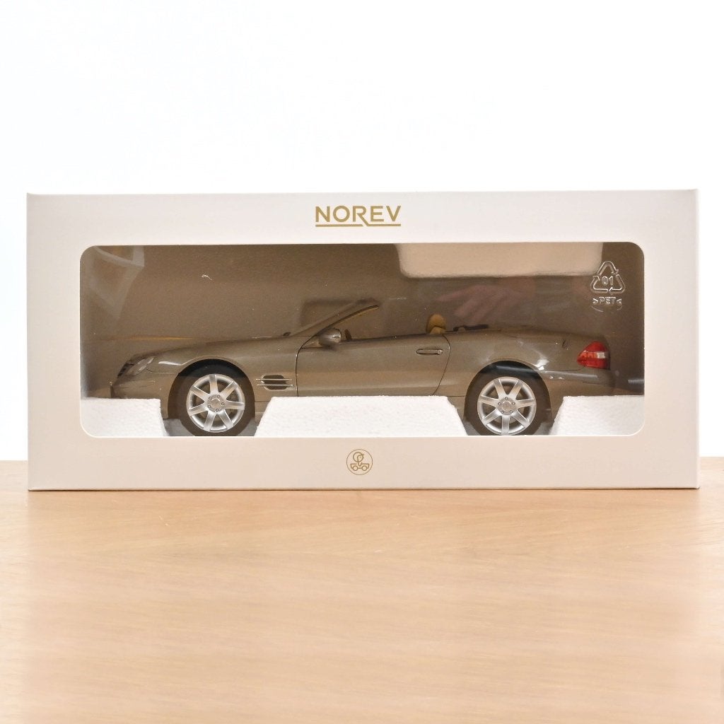 Mercedes Benz SL 500 2003  Beige schaal 1/18  NOREV 183843, Hobby en Vrije tijd, Modelauto's | 1:18, Verzenden, Nieuw, Auto, Norev