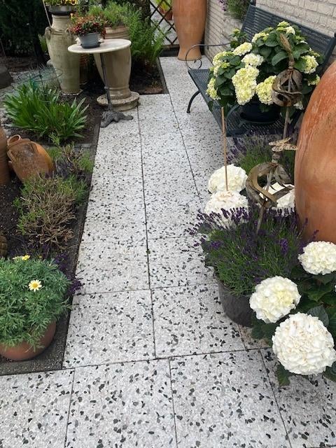 Tuintegels gratis afhalen, Ophalen, Gebruikt, 10 m² of meer, Beton