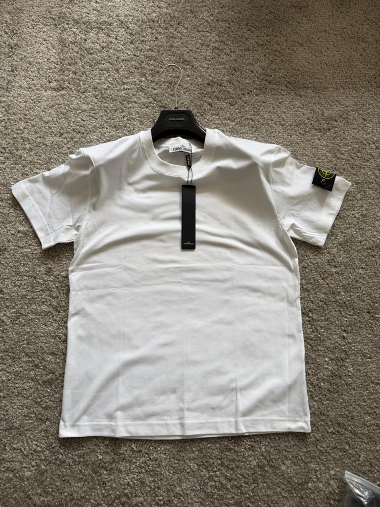 Stone Island T-shirt Wit - Nieuw met labels, Ophalen of Verzenden, Zo goed als nieuw, Wit