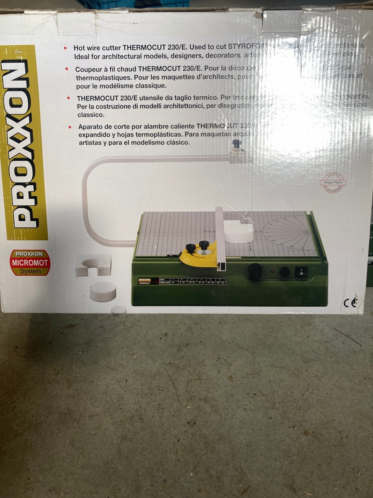 Proxxon Thermocut 230/E Hete Draadsnijder, Proxxon, Groen, Overige thema's, Gereedschap of Toebehoren