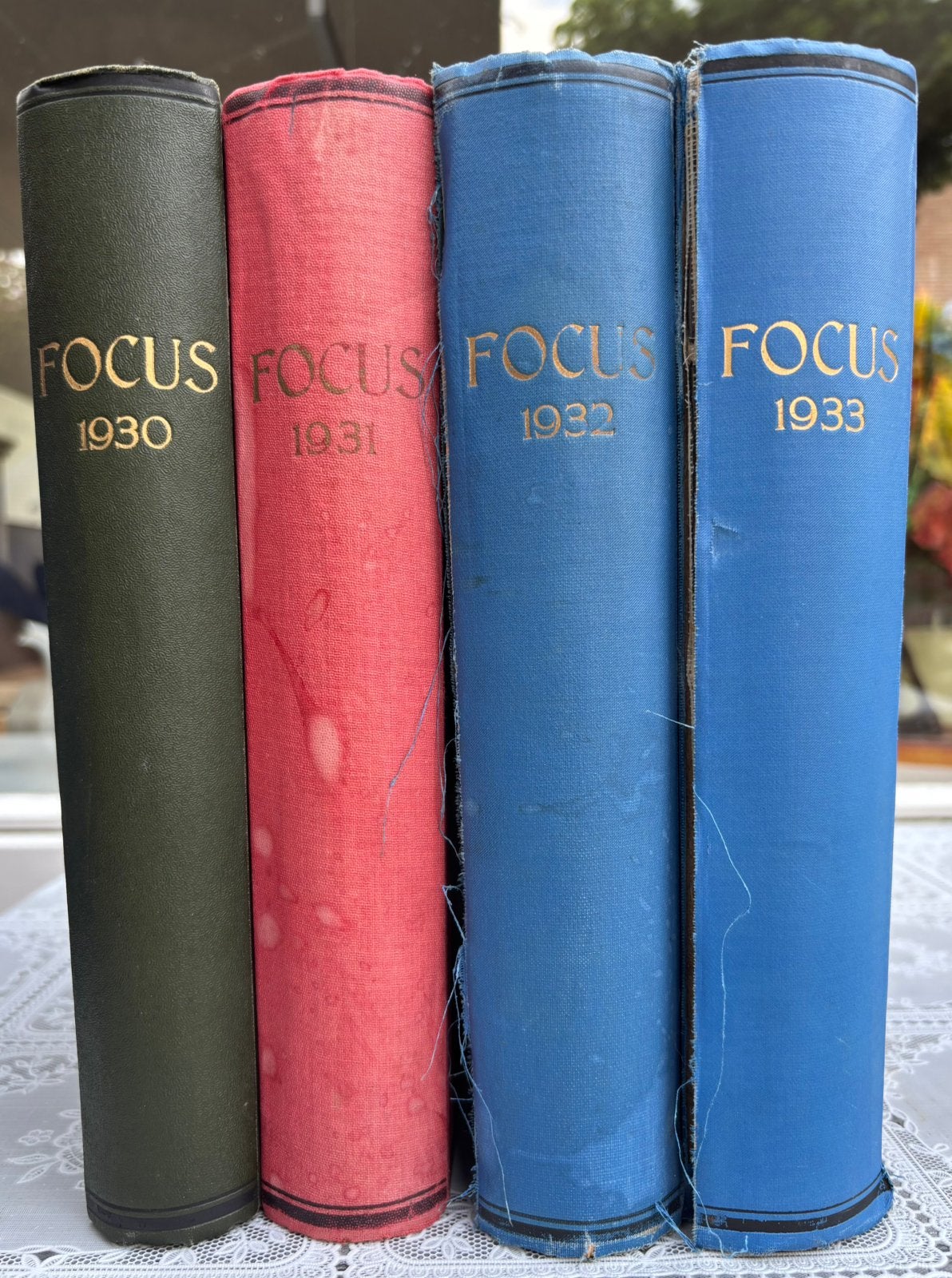 Unieke set! 4 Gebonden Jaargangen FOCUS Fotoblad 1930-1933, Antiek en Kunst, Ophalen