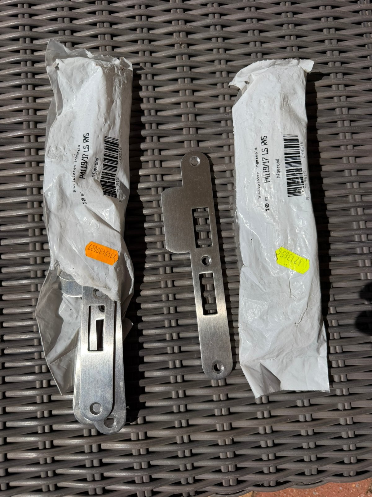 Nemef Sluitplaat P4119/17 LS RVS, Ophalen of Verzenden, Zo goed als nieuw, Rvs, Slot