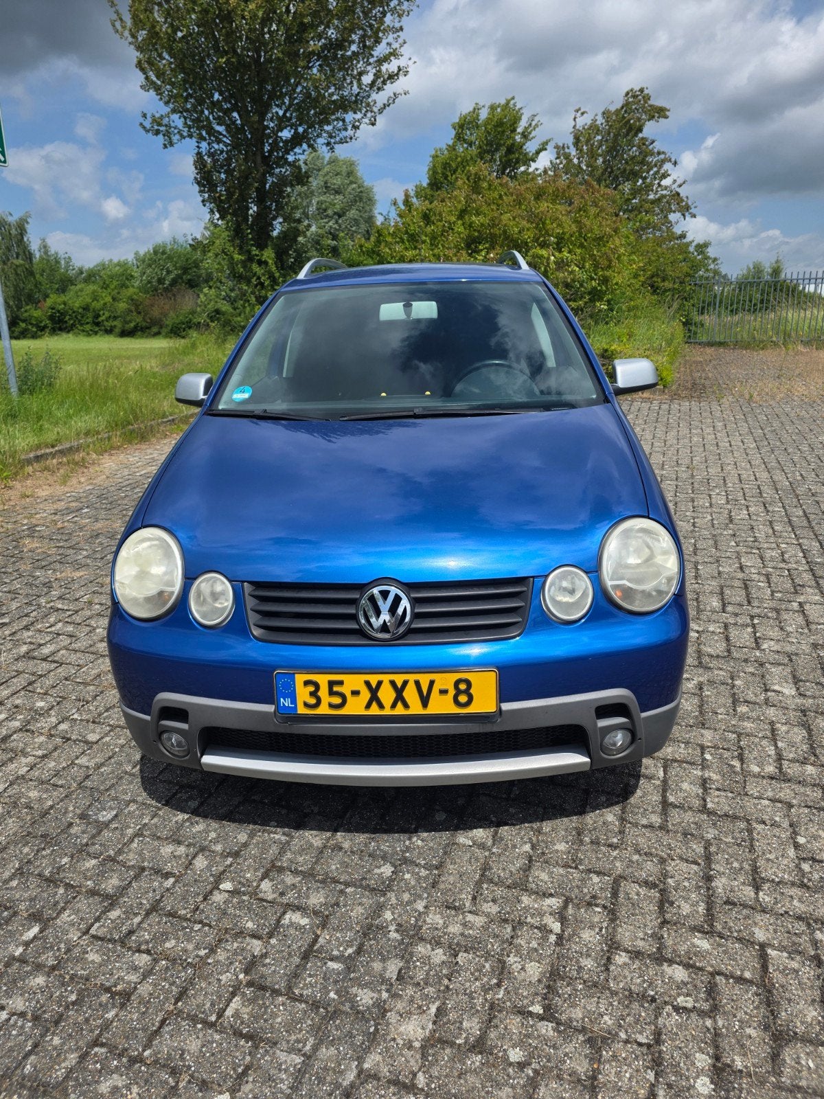 Volkswagen Polo 1.4 FUN 55KW 2004 Blauw, Auto's, Volkswagen, Voorwielaandrijving, 15 km/l, 74 pk, 4 cilinders