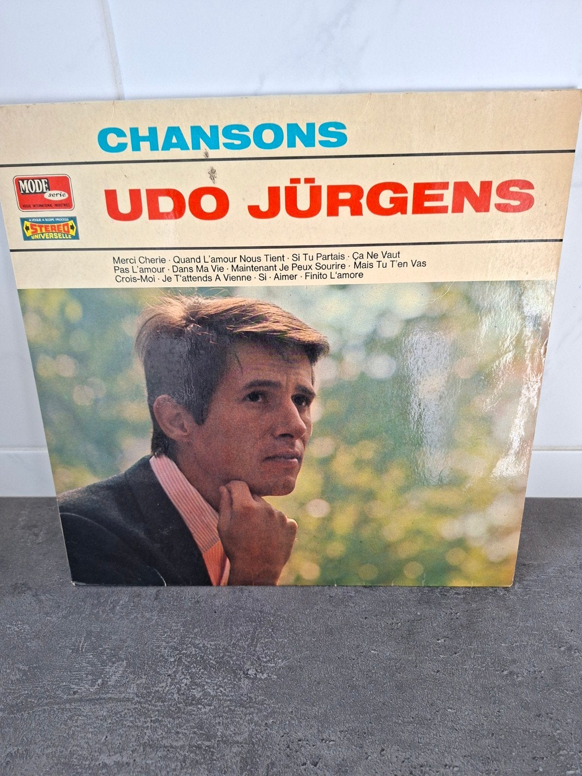 Udo Jürgens - Chansons LP (Stereo Universelle), Ophalen, Gebruikt, 12 inch, LP