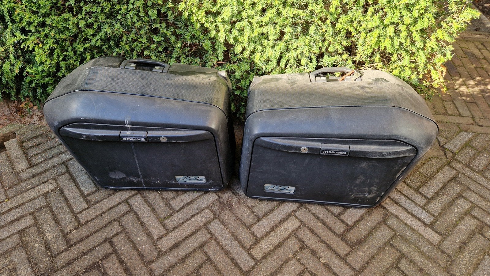 Krauser K2 zijkoffers voor een motor, Ophalen, Gebruikt