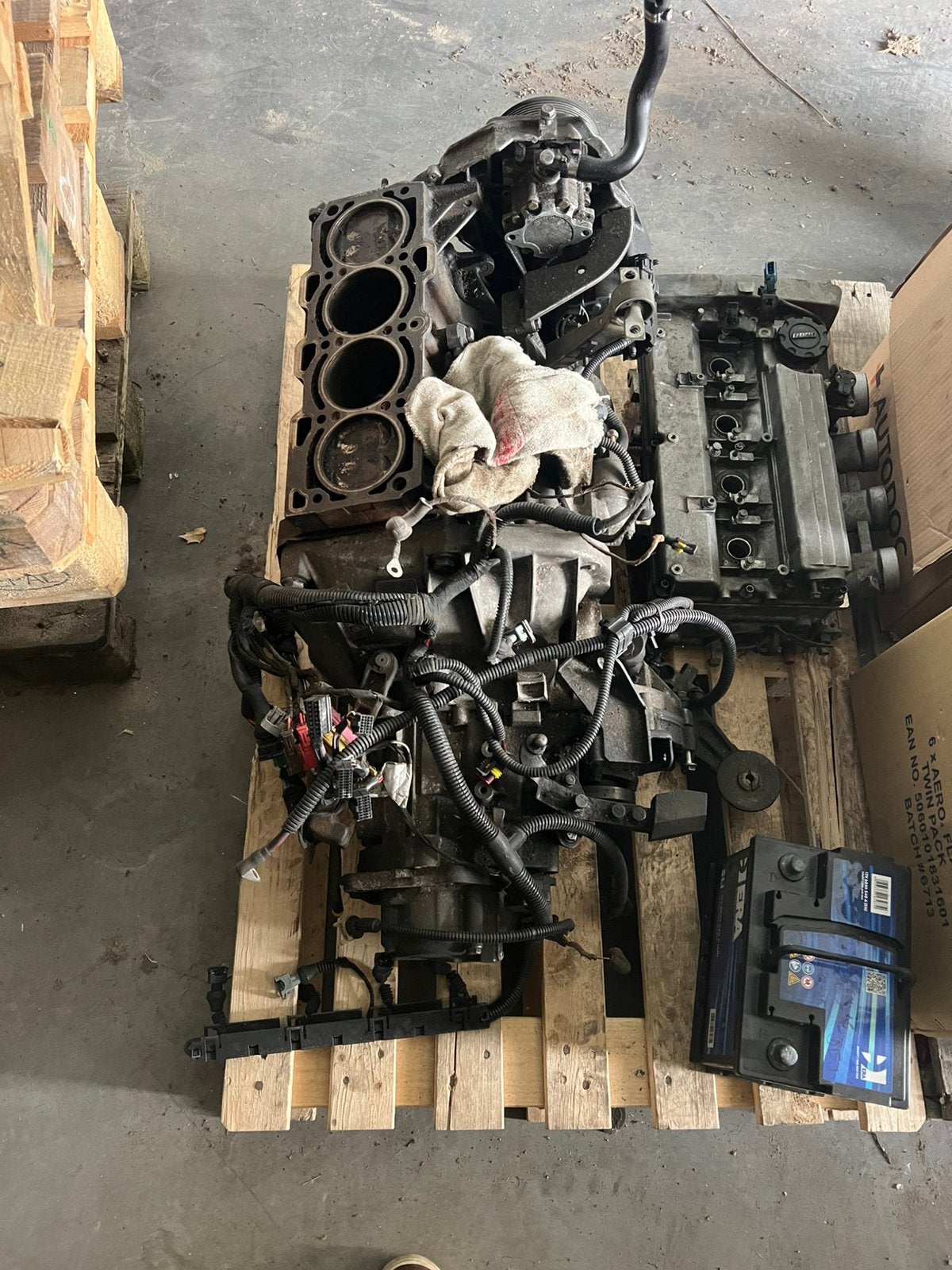 Partij barchetta onderdelen compleet motor blok, Auto-onderdelen, Ophalen, Fiat